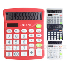 Дешевый 12-разрядный калькулятор для настольных ПК с большим ЖК-экраном (LC236B)